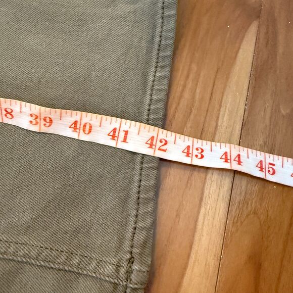 Women Aritzia Wilfred Free Twostep Flare Pant Gd Rustical Brown Green Size 4 - Picture 7 of 9